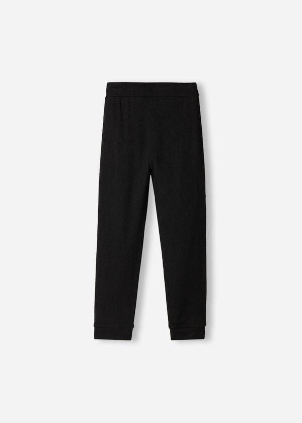 kids calzedonia cashmere blend stretch leggings black