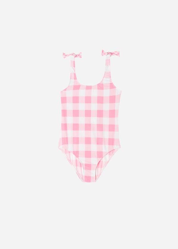 calzedonia one piece lione kids swimsuits pink