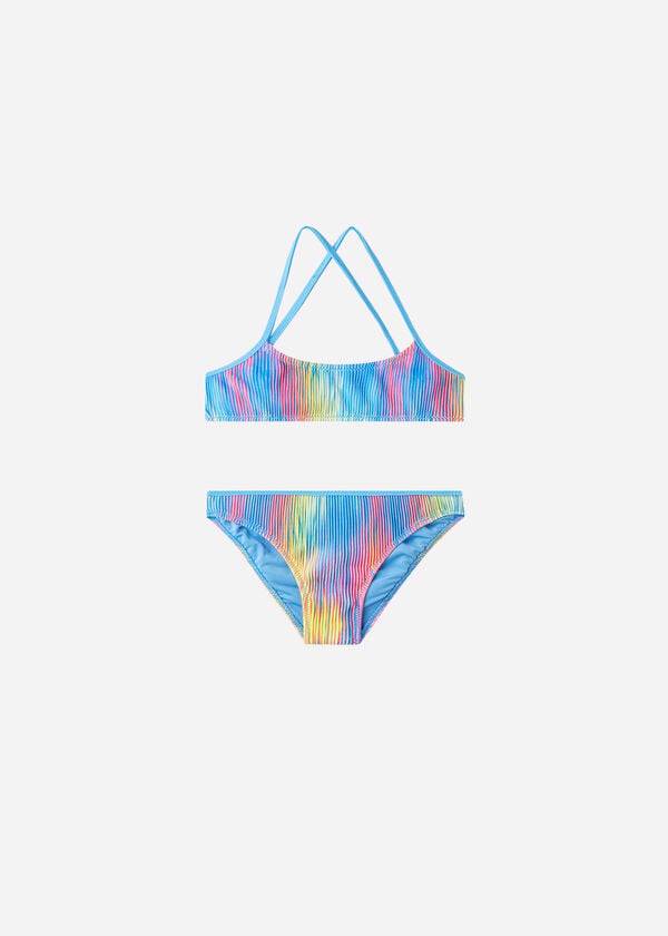 multicolor kids calzedonia two-piece maiorca swimsuits