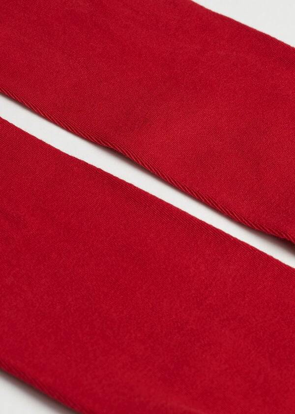 kids calzedonia eco cotton tight red