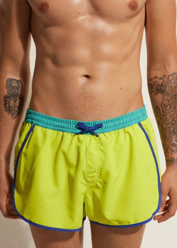 mens calzedonia venice beach eco swim trunks mint