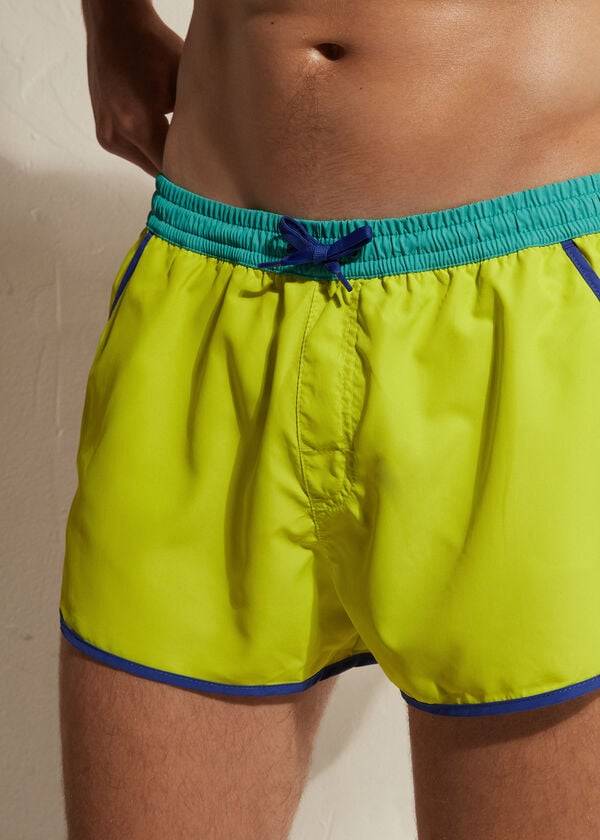 mens calzedonia venice beach eco swim trunks mint