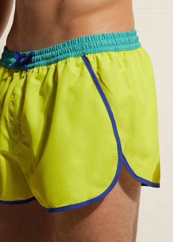 mens calzedonia venice beach eco swim trunks mint