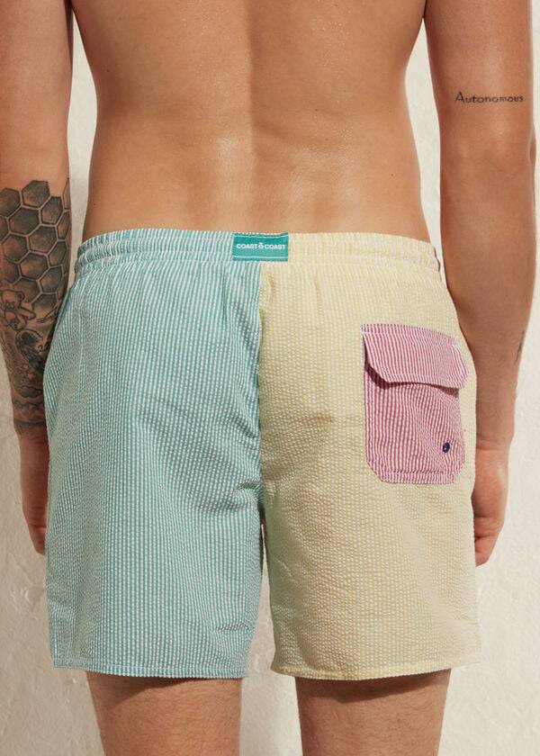 multicolor mens calzedonia formentera swim trunks