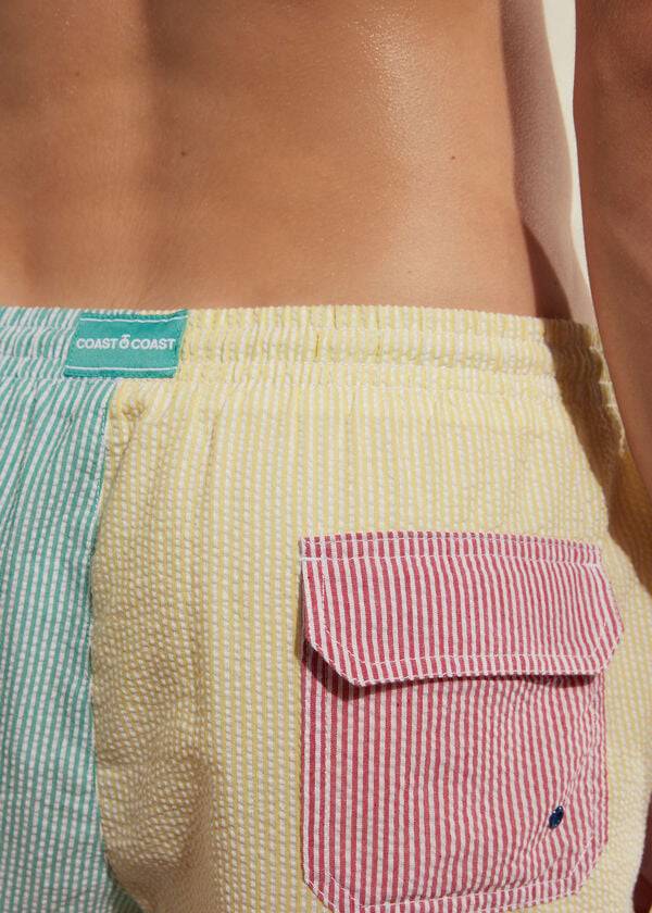multicolor mens calzedonia formentera swim trunks
