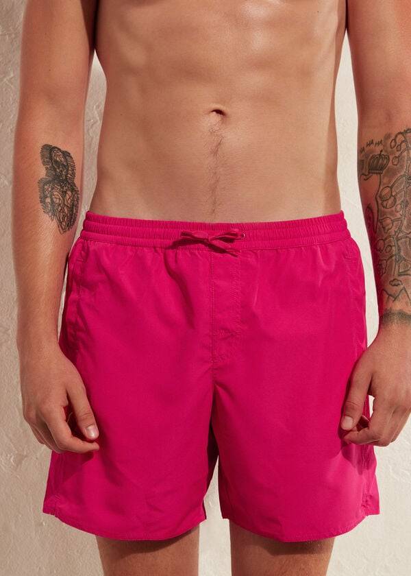 calzedonia formentera sport mens swim trunks pink