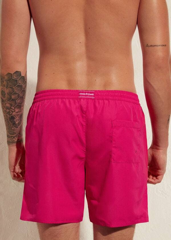 calzedonia formentera sport mens swim trunks pink