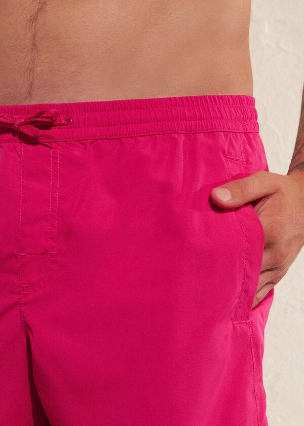 calzedonia formentera sport mens swim trunks pink