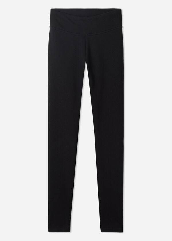 black calzedonia plush ultra thermal womens leggings
