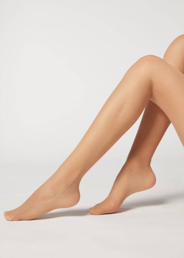 womens calzedonia 40 denier action medium sheer tight beige