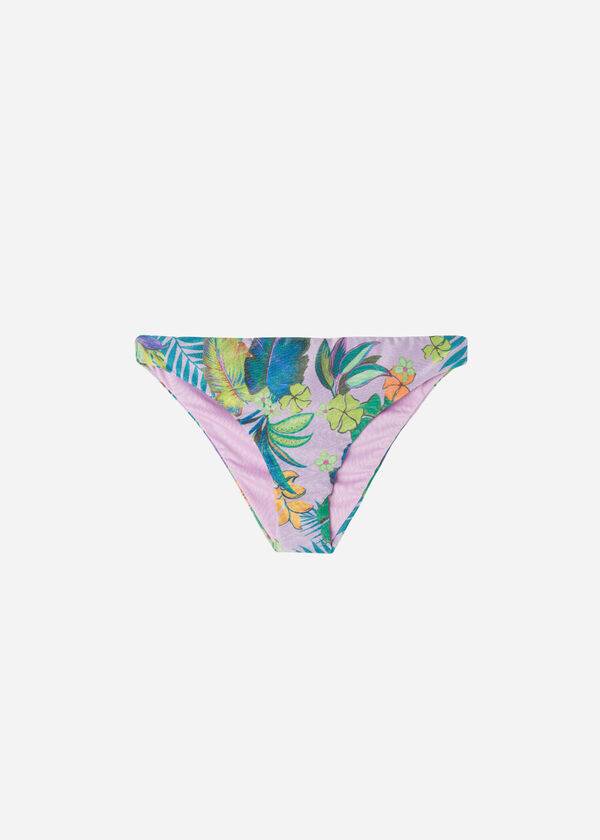purple calzedonia brasilia womens bikini bottoms