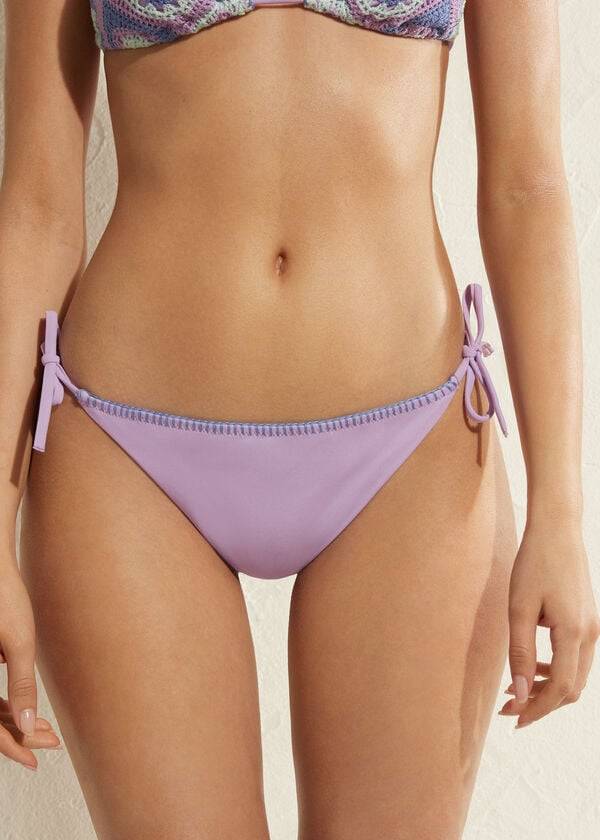 purple womens calzedonia brazilian string tel aviv bikini bottoms