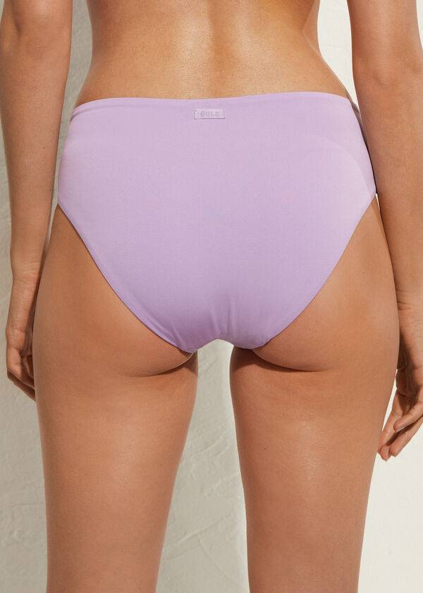 purple womens calzedonia high waist indonesia eco bikini bottoms