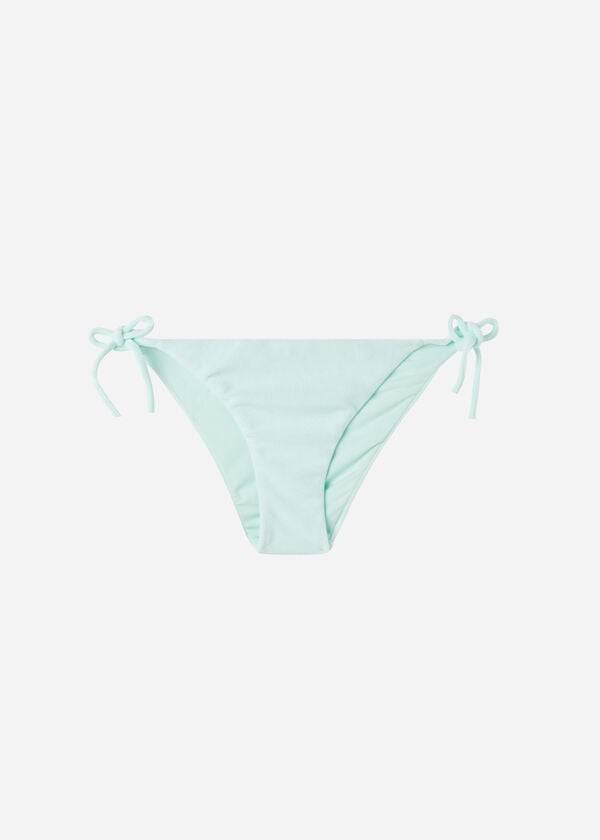calzedonia string beverly hills eco womens bikini bottoms blue