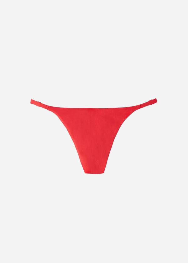 calzedonia thong indonesia eco womens bikini bottoms red