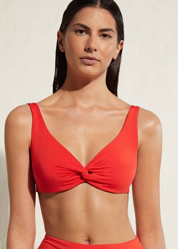 red calzedonia balconette indonesia eco womens bikini tops