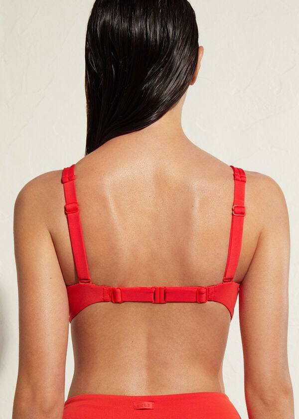 red calzedonia balconette indonesia eco womens bikini tops