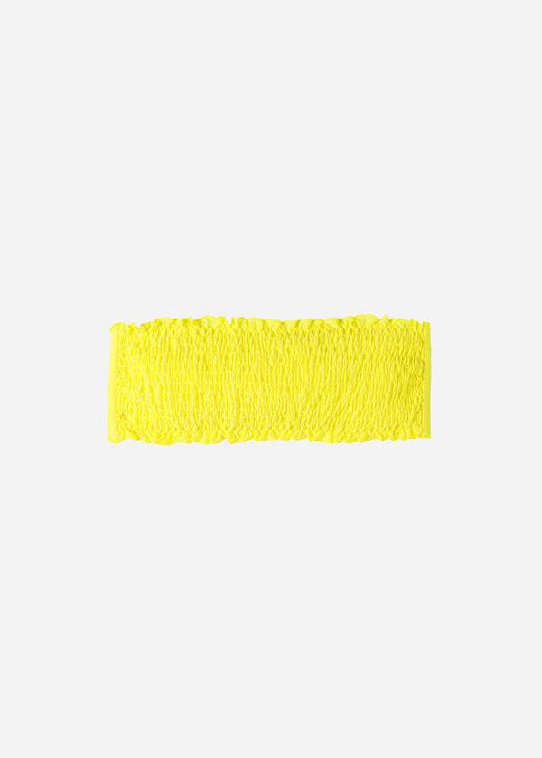 yellow womens calzedonia bandeau formentera bikini tops
