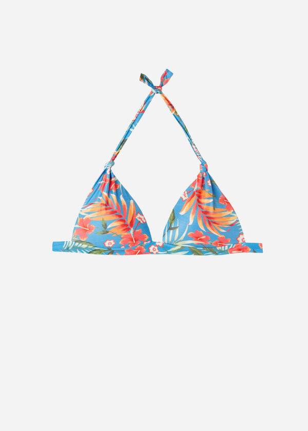 green womens calzedonia graduated padded triangle maui bikini tops