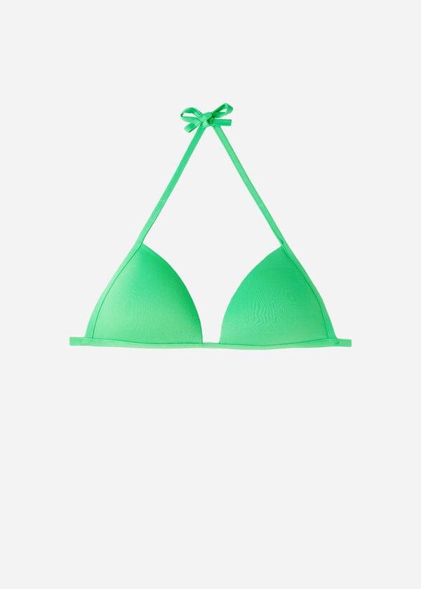 green womens calzedonia graduated soft padded triangle indonesia bikini tops