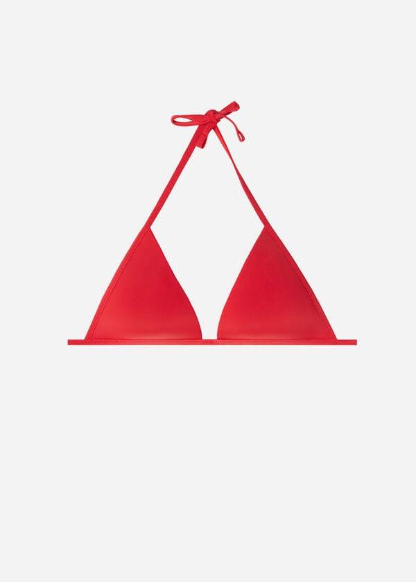 calzedonia graduated soft padded triangle indonesia womens bikini tops red