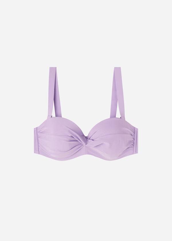 purple calzedonia padded bandeau indonesia womens bikini tops