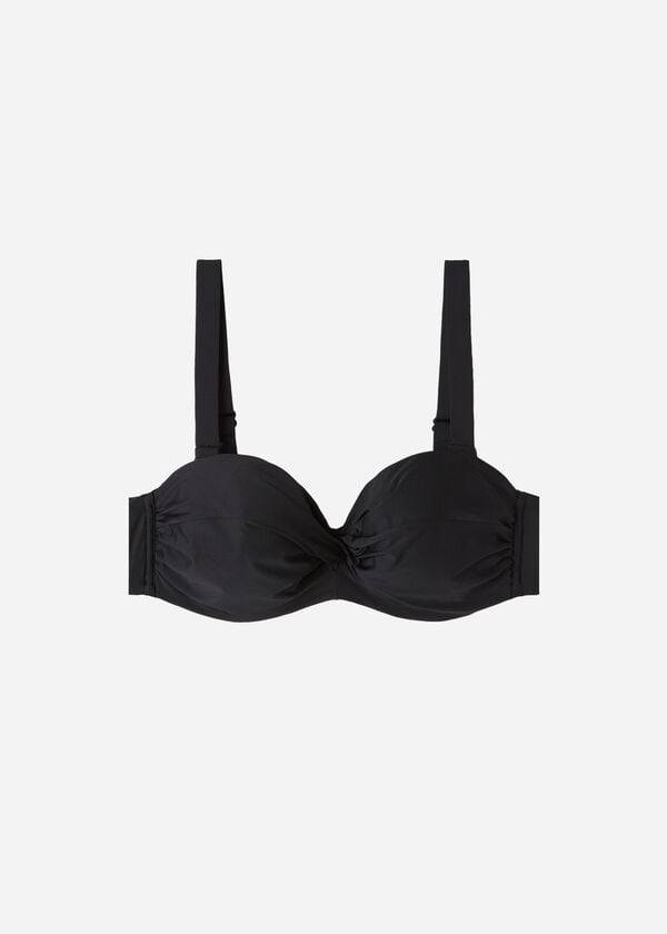 black womens calzedonia padded bandeau indonesia eco cobey bikini tops