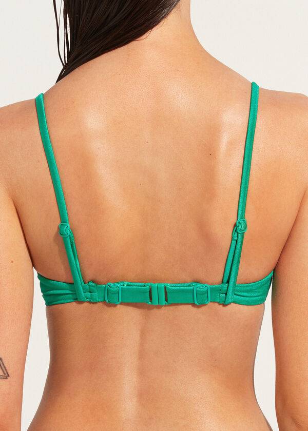 green calzedonia padded push-up cannes womens bikini tops