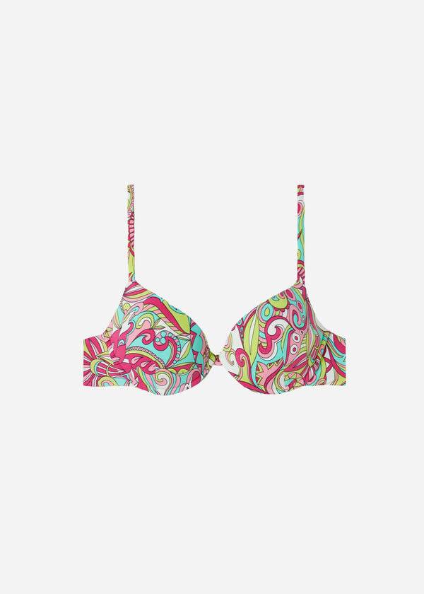 multicolor calzedonia padded push-up londra womens bikini tops
