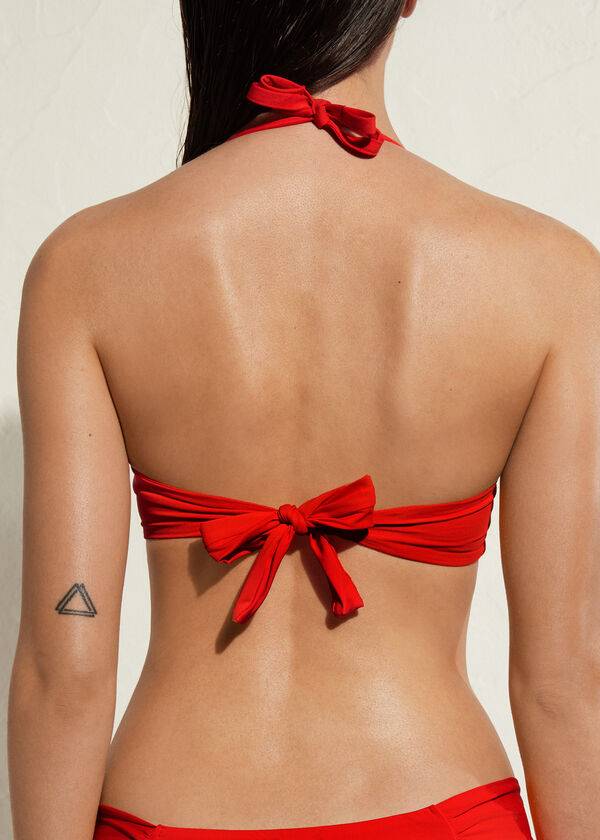 red calzedonia padded triangle indonesia eco womens bikini tops