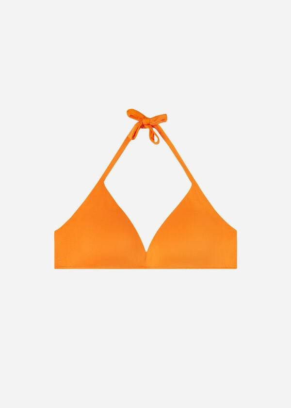 orange calzedonia padded triangle indonesia eco womens bikini tops