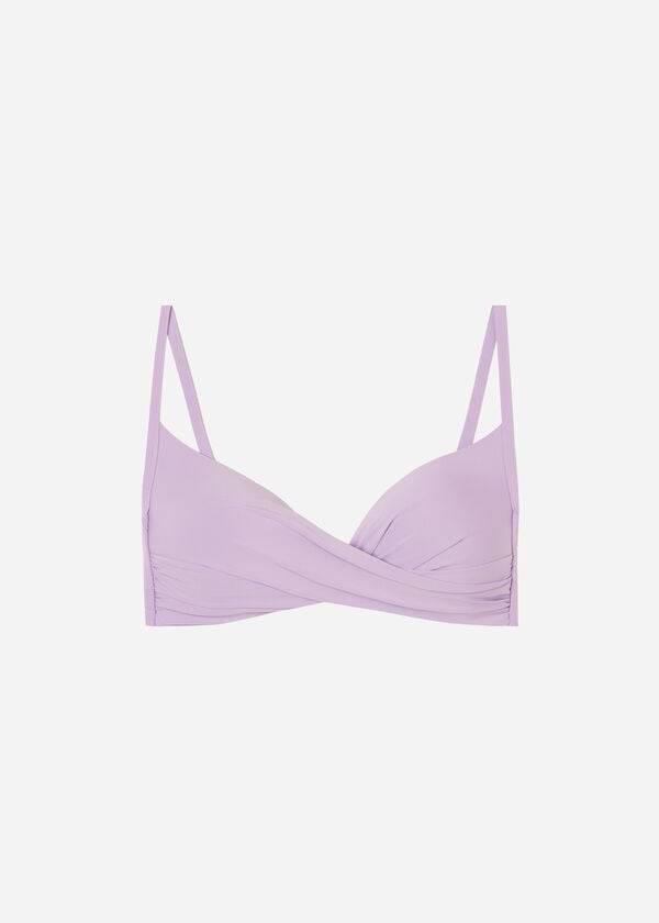 calzedonia padded triangle indonesia eco womens bikini tops purple