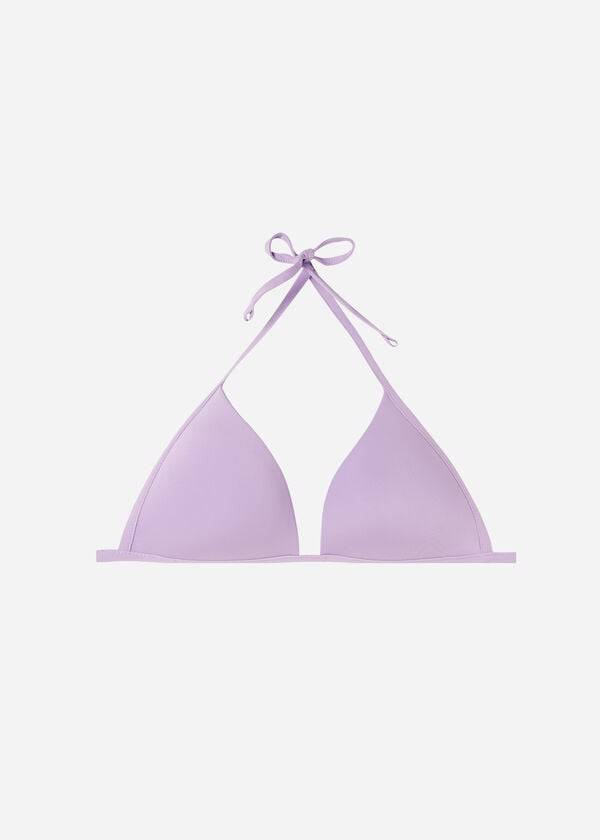 purple womens calzedonia padded triangle indonesia eco rise bikini tops
