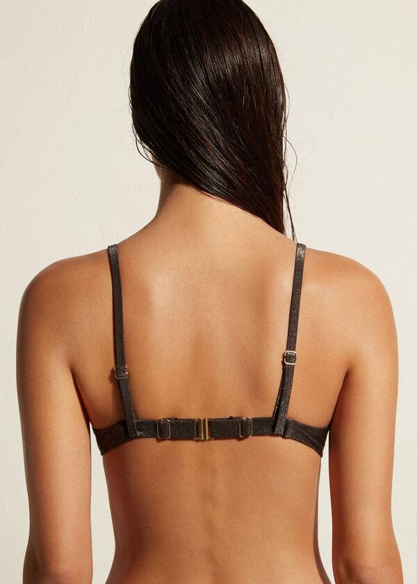 calzedonia push up hollywood womens bikini tops black