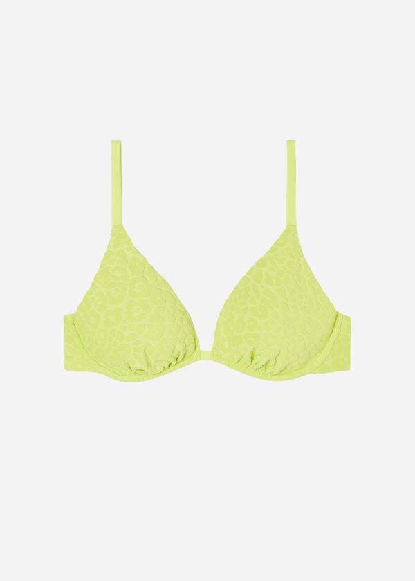 green womens calzedonia removable padding push up bangkok bikini tops