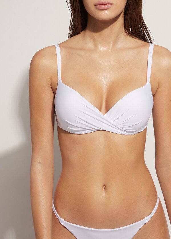 calzedonia super padded push up indonesia eco cobey womens bikini tops white