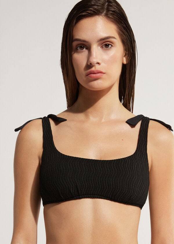 black calzedonia tank mykonos womens bikini tops