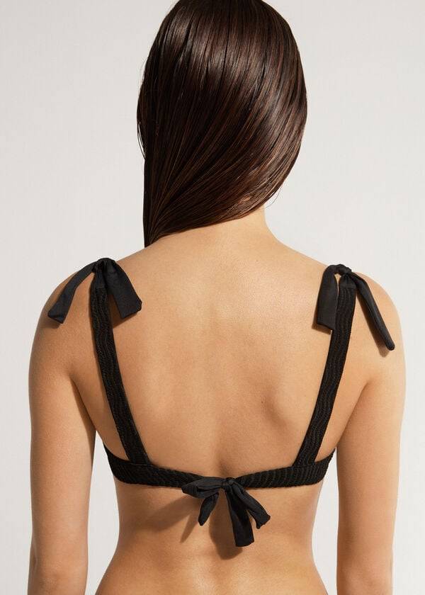 black calzedonia tank mykonos womens bikini tops