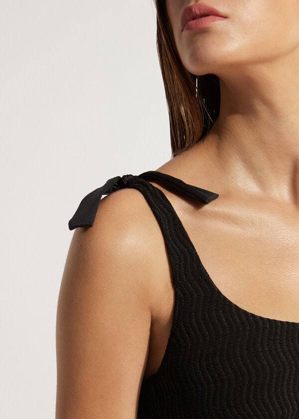 black calzedonia tank mykonos womens bikini tops