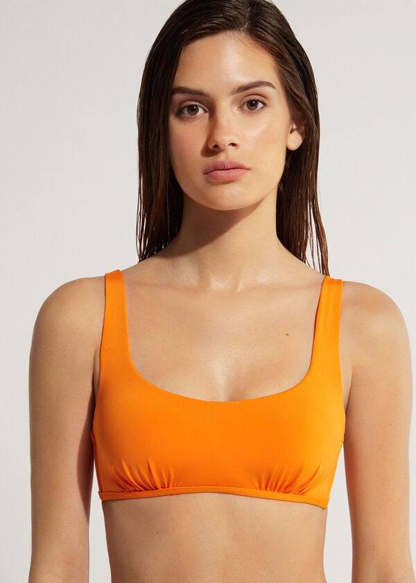 orange womens calzedonia tank style indonesia eco bikini tops