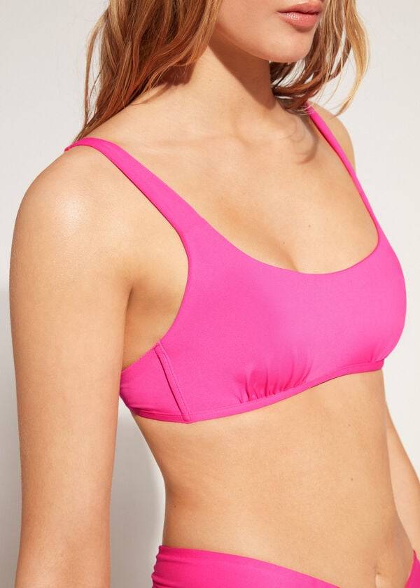 pink womens calzedonia tank style indonesia eco rosa bikini tops