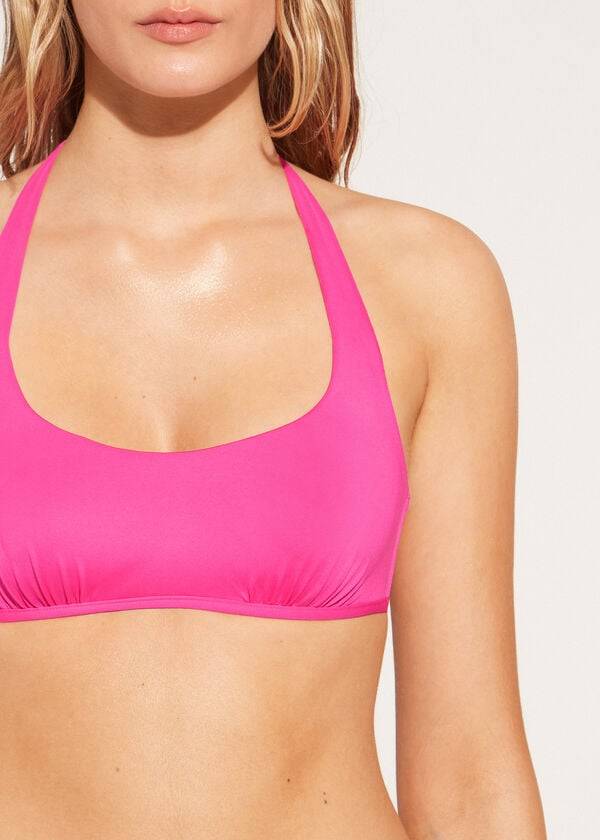 pink womens calzedonia tank style indonesia eco rosa bikini tops
