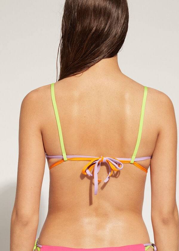 calzedonia tank tokyo eco womens bikini tops pink