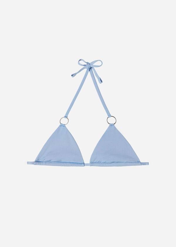 calzedonia triangle string abu dhabi womens bikini tops blue