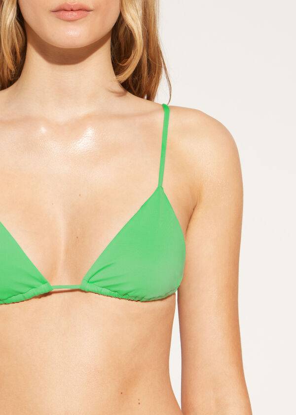 green calzedonia triangle string indonesia eco rosa womens bikini tops