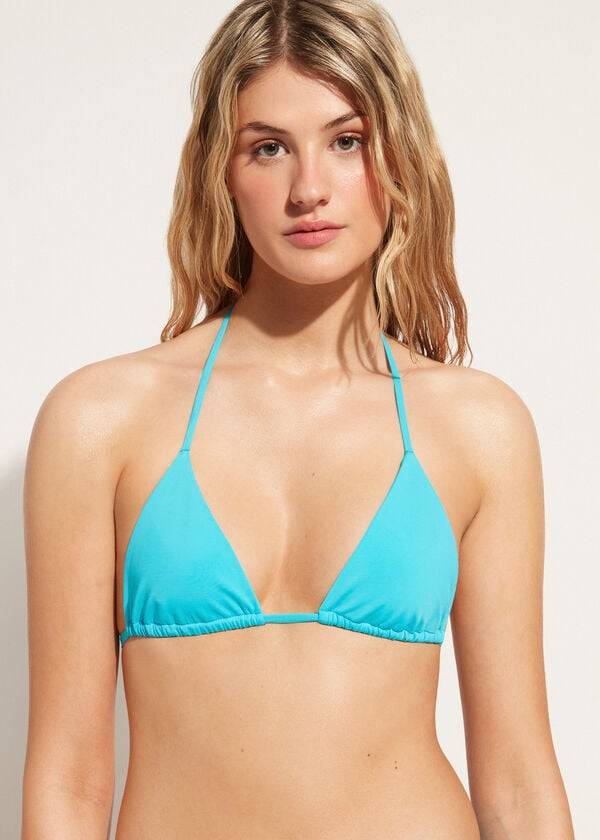 calzedonia triangle string indonesia eco rosa womens bikini tops turquoise