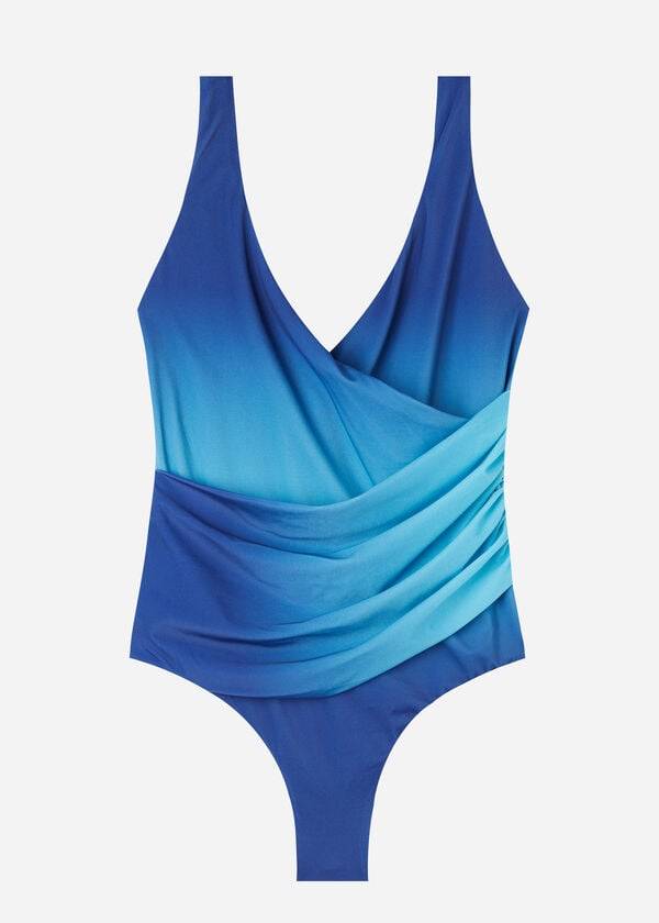 blue womens calzedonia one piece denver swimsuits