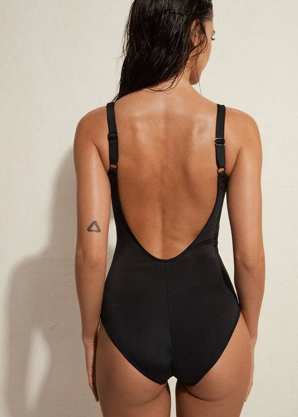calzedonia one piece indonesia eco womens swimsuits black